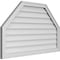 Ekena Millwork Octagonal Top Surface Mount PVC Gable Vent w/ 2"W x 1-1/2"P Brickmould Frame, 42"W x 26"H GVPOT42X2602SN - alternate 2